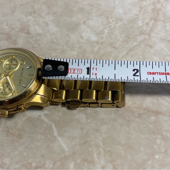 Michael Kors Golden Mid-Size Runway MK5055 Wrist Watch for Women main image 6